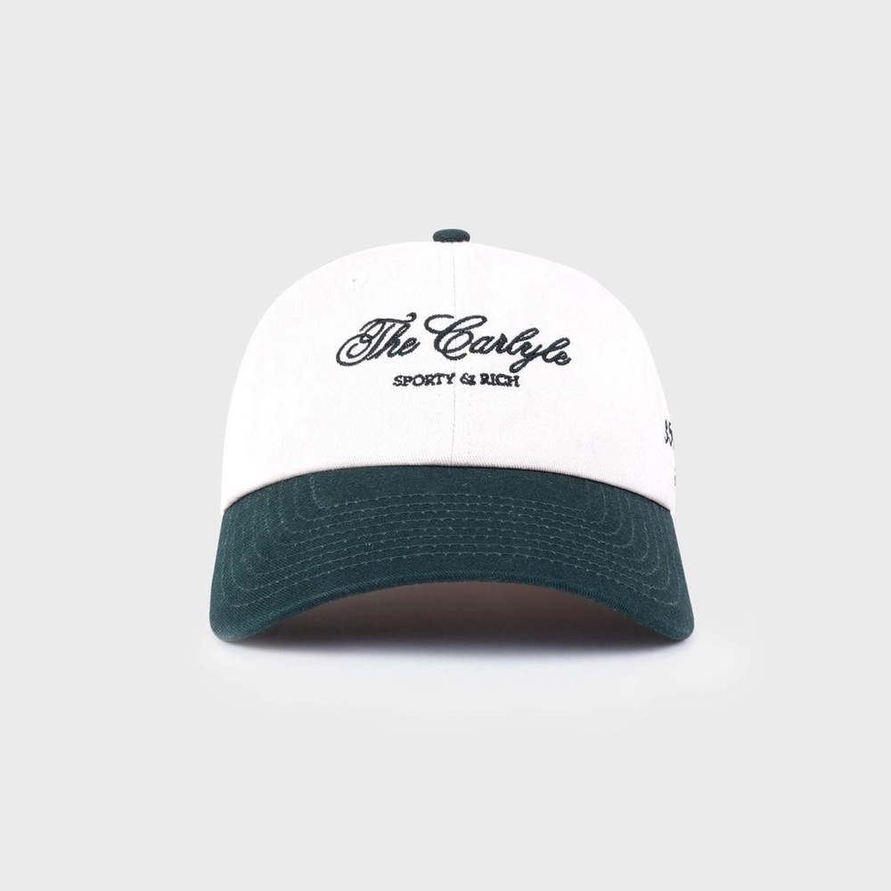 Sporty & Rich White and Green Cap - Picture 3 of 3